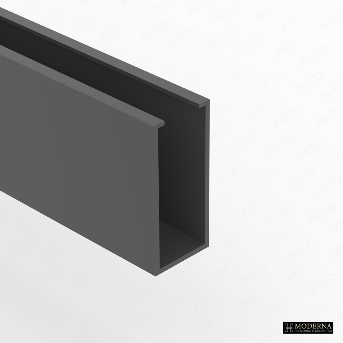 Moderna Fence U-Channel For 8ft Wide Wooden Panels