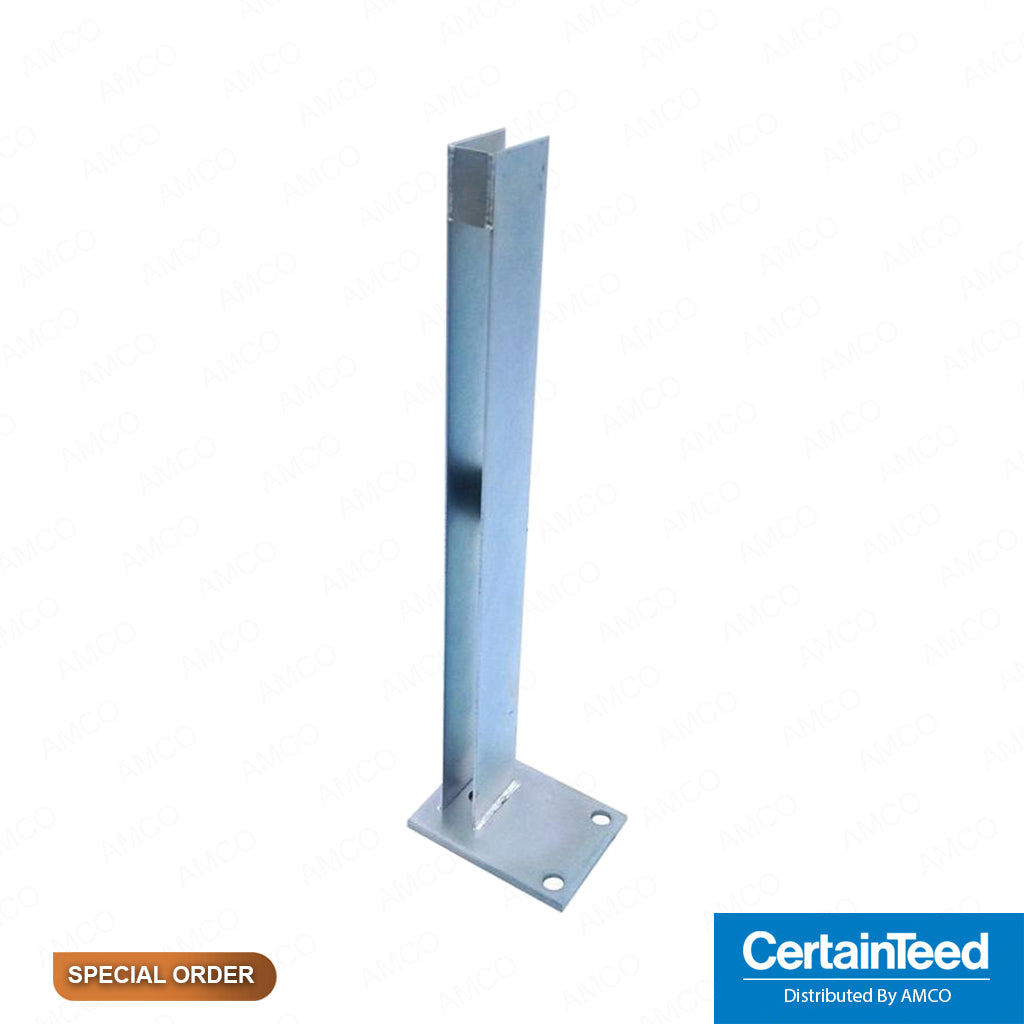 Gate Post Concrete Surface Mounts Amco Fencing And Decks Inc.